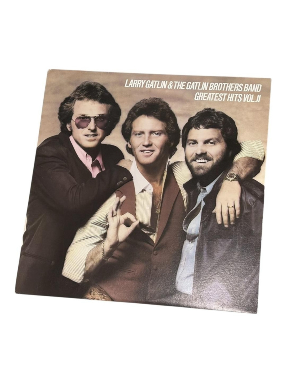 Vintage Larry Gatlin Vinyl LP Greatest Hits Vol II Columbia Country Black Canada